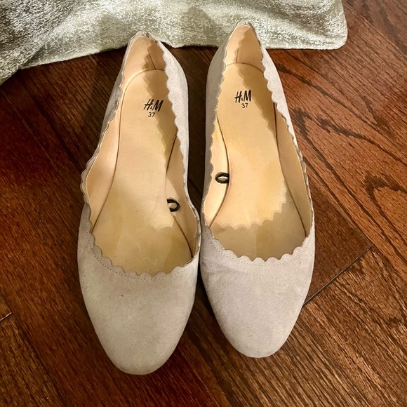 H&M Gray flats Size 37 - Picture 3 of 7